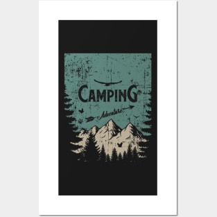 Camping Best gift for campers Adventure gear Posters and Art